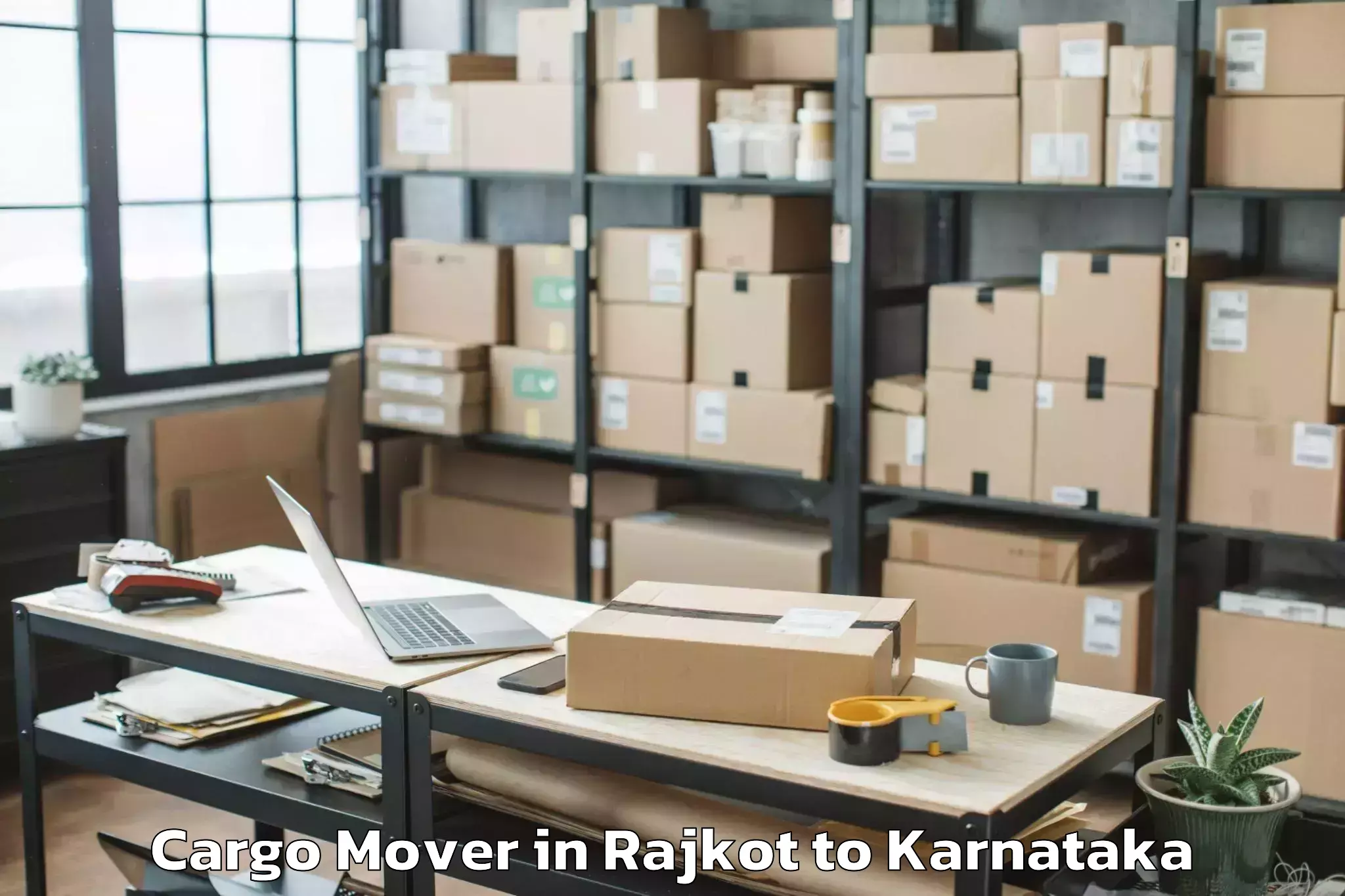 Top Rajkot to Hindustan Airport Blr Cargo Mover Available